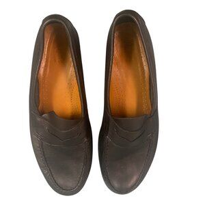 Bass Men's Weejun Penny Loafers Size 13D Black Leather Slip On